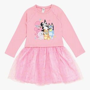 Pink Bluey Character Tutu Dress